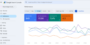 Google Search Console screenshot
